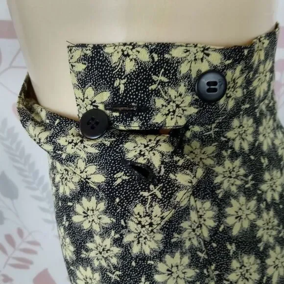 ESCADA BY MARGARETHA LEY LONG SKIRT SIZE 34 GREEN - Picture 6 of 9